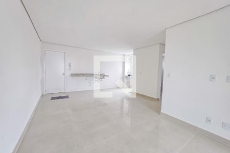 Sala e Cozinha de apartamento à venda com 2 quartos, 69m² em Parque das Nações, Santo André