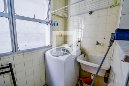 Cozinha e Área de Serviço de apartamento à venda com 2 quartos, 55m² em Jardim Bela Vista, Santo André