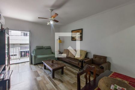 Sala de apartamento para alugar com 1 quarto, 50m² em Boqueirão, Praia Grande