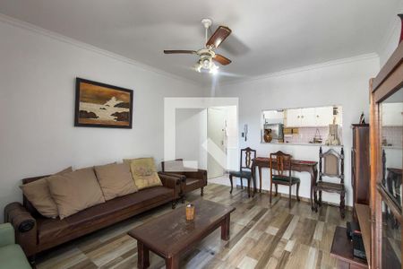 Sala de apartamento para alugar com 1 quarto, 50m² em Boqueirão, Praia Grande