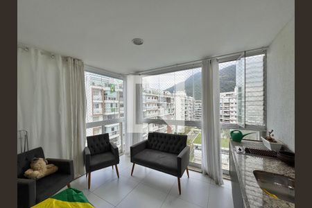 Varanda de apartamento para alugar com 3 quartos, 200m² em Recreio dos Bandeirantes, Rio de Janeiro