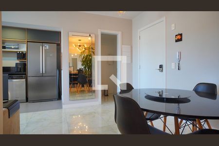 Sala e lavabo  de apartamento para alugar com 1 quarto, 58m² em Bela Vista, Porto Alegre