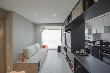 Sala de apartamento à venda com 1 quarto, 42m² em Jardim Olavo Bilac, São Bernardo do Campo