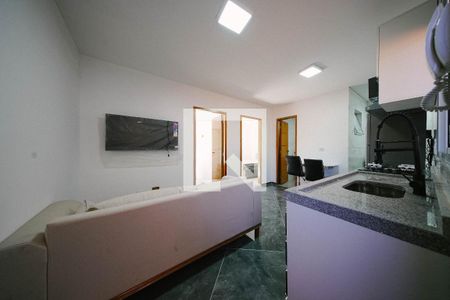 Sala/Cozinha de apartamento para alugar com 2 quartos, 40m² em Jardim Coimbra, São Paulo