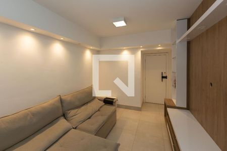 Sala de TV de apartamento para alugar com 2 quartos, 77m² em Vila da Serra, Nova Lima