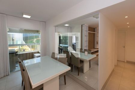Sala de Jantar de apartamento para alugar com 2 quartos, 77m² em Vila da Serra, Nova Lima