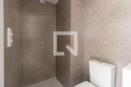 Banheiro de kitnet/studio à venda com 1 quarto, 28m² em Guabirotuba, Curitiba