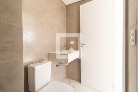 Banheiro de kitnet/studio à venda com 1 quarto, 28m² em Guabirotuba, Curitiba