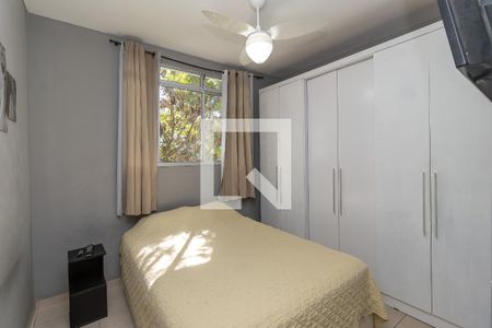 Quarto 1 de apartamento para alugar com 2 quartos, 46m² em São João Batista, Belo Horizonte