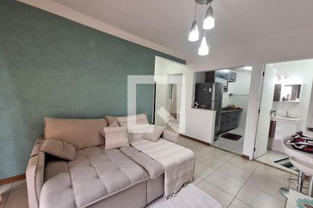 Sala  de apartamento à venda com 2 quartos, 53m² em Parque Sao Vicente, Santo André