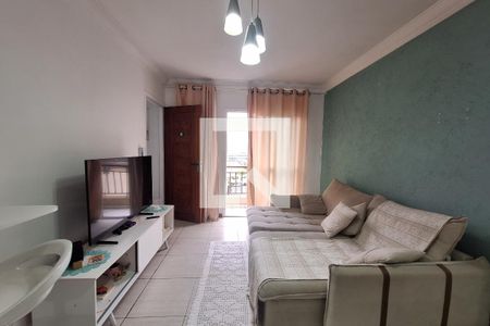 Sala  de apartamento à venda com 2 quartos, 53m² em Parque Sao Vicente, Santo André