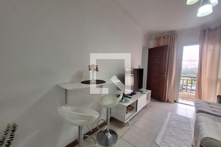 Sala  de apartamento à venda com 2 quartos, 53m² em Parque Sao Vicente, Santo André