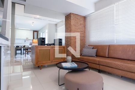 sala de apartamento à venda com 2 quartos, 75m² em Serra do Curral Del Rey, Nova Lima