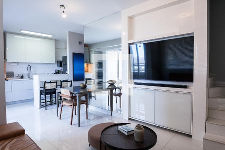 sala de apartamento à venda com 2 quartos, 75m² em Serra do Curral Del Rey, Nova Lima