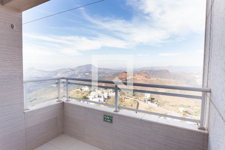 Varanda da Sala de apartamento à venda com 2 quartos, 75m² em Serra do Curral Del Rey, Nova Lima