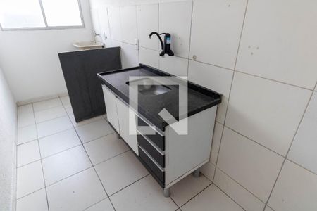 Cozinha e Área de serviço de apartamento à venda com 2 quartos, 45m² em Campo Grande, Rio de Janeiro