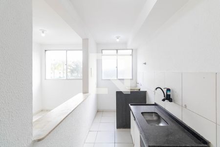 Cozinha e Área de serviço de apartamento à venda com 2 quartos, 45m² em Campo Grande, Rio de Janeiro