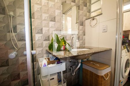 Banheiro Social  de casa para alugar com 1 quarto, 32m² em Alto Caiçaras, Belo Horizonte
