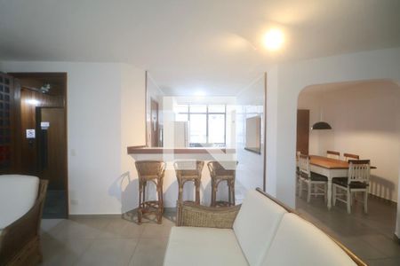 Sala de apartamento para alugar com 3 quartos, 100m² em Loteamento Joao Batista Juliao, Guarujá