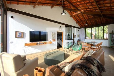 Sala de Estar de casa de condomínio à venda com 4 quartos, 245m² em Ouro Velho Mansões, Nova Lima