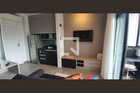 Sala / Quarto de apartamento à venda com 1 quarto, 32m² em Pinheiros, São Paulo