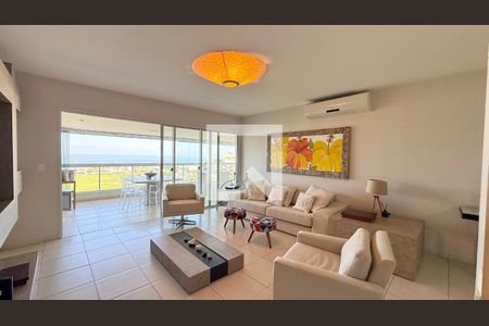 Sala de apartamento para alugar com 5 quartos, 200m² em Jardim das Conchas, Guarujá