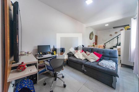Sala de apartamento à venda com 2 quartos, 119m² em Vila Valparaíso, Santo André