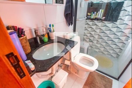Banheiro  de apartamento à venda com 2 quartos, 119m² em Vila Valparaíso, Santo André