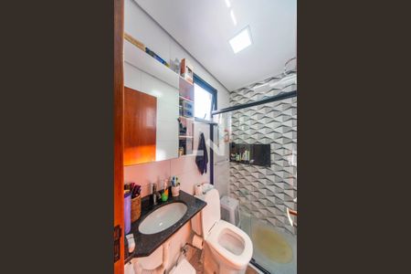 Banheiro  de apartamento à venda com 2 quartos, 119m² em Vila Valparaíso, Santo André