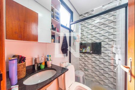 Banheiro  de apartamento à venda com 2 quartos, 119m² em Vila Valparaíso, Santo André