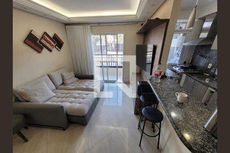 Sala de apartamento à venda com 2 quartos, 64m² em Parque Independencia, São Paulo