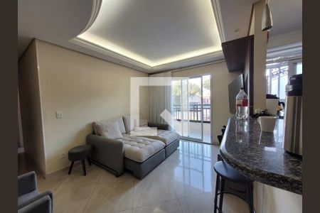 Sala de apartamento à venda com 2 quartos, 64m² em Parque Independencia, São Paulo