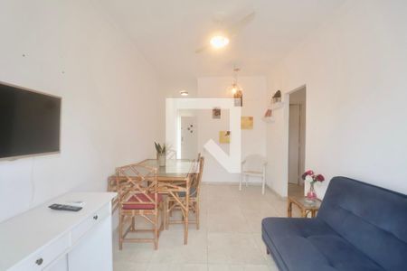 Sala de apartamento para alugar com 2 quartos, 62m² em Jardim Vitoria, Guarujá