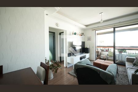 Sala de apartamento à venda com 2 quartos, 81m² em Vila Valparaíso, Santo André