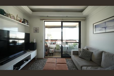 Sala de apartamento à venda com 2 quartos, 81m² em Vila Valparaíso, Santo André