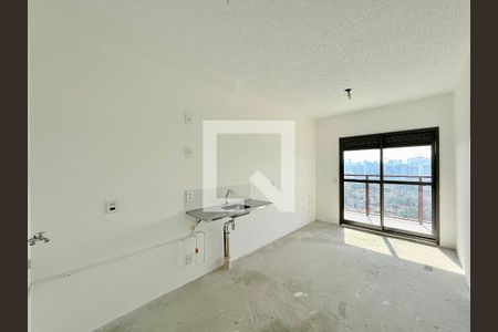 Cozinha  de apartamento à venda com 1 quarto, 33m² em Brooklin, São Paulo