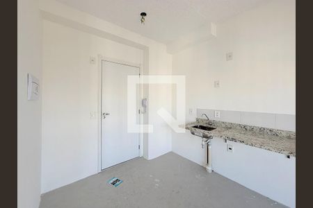Cozinha  de kitnet/studio à venda com 1 quarto, 28m² em Brooklin, São Paulo