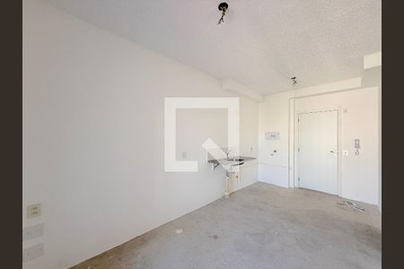 Sala/Cozinha  de apartamento à venda com 1 quarto, 33m² em Brooklin, São Paulo