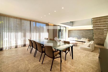 Sala de Jantar de casa de condomínio à venda com 5 quartos, 564m² em Alphaville Nova Lima, Nova Lima