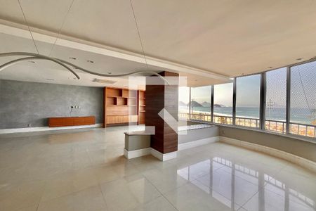 Sala  de apartamento para alugar com 3 quartos, 264m² em Copacabana, Rio de Janeiro