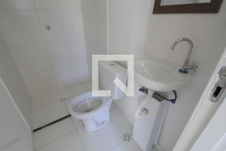 Banheiro de kitnet/studio à venda com 1 quarto, 17m² em Vila Andrade, São Paulo