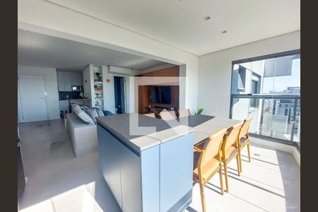 Sala de apartamento à venda com 2 quartos, 81m² em Jardim das Acacias, São Paulo