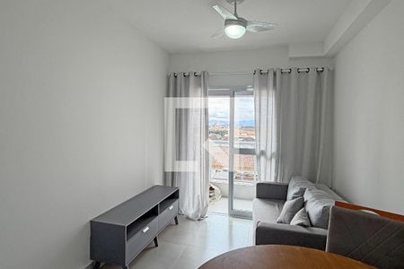 Sala de apartamento para alugar com 1 quarto, 38m² em Macuco, Santos