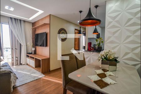Sala de apartamento à venda com 2 quartos, 50m² em Parque Erasmo Assunção, Santo André