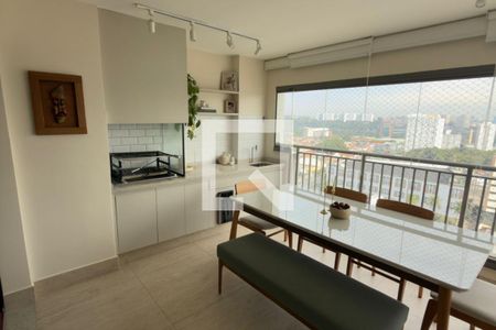 Sala de apartamento à venda com 3 quartos, 108m² em Jardim Caravelas, São Paulo