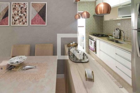Sala de Jantar de apartamento à venda com 2 quartos, 53m² em Vila Antonieta, São Paulo
