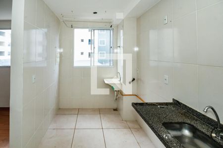 Cozinha/Área de serviço de apartamento à venda com 2 quartos, 55m² em São Damião, Belo Horizonte