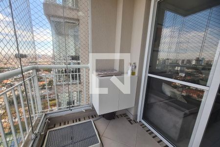 Varanda da Sala de apartamento à venda com 3 quartos, 64m² em Vila Santa Clara, São Paulo