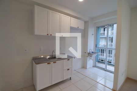 Cozinha  de apartamento para alugar com 2 quartos, 48m² em Maubisa, Ribeirão Preto