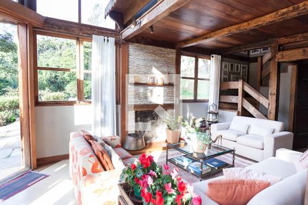 sala de casa de condomínio à venda com 4 quartos, 400m² em Vila D’el Rey, Nova Lima